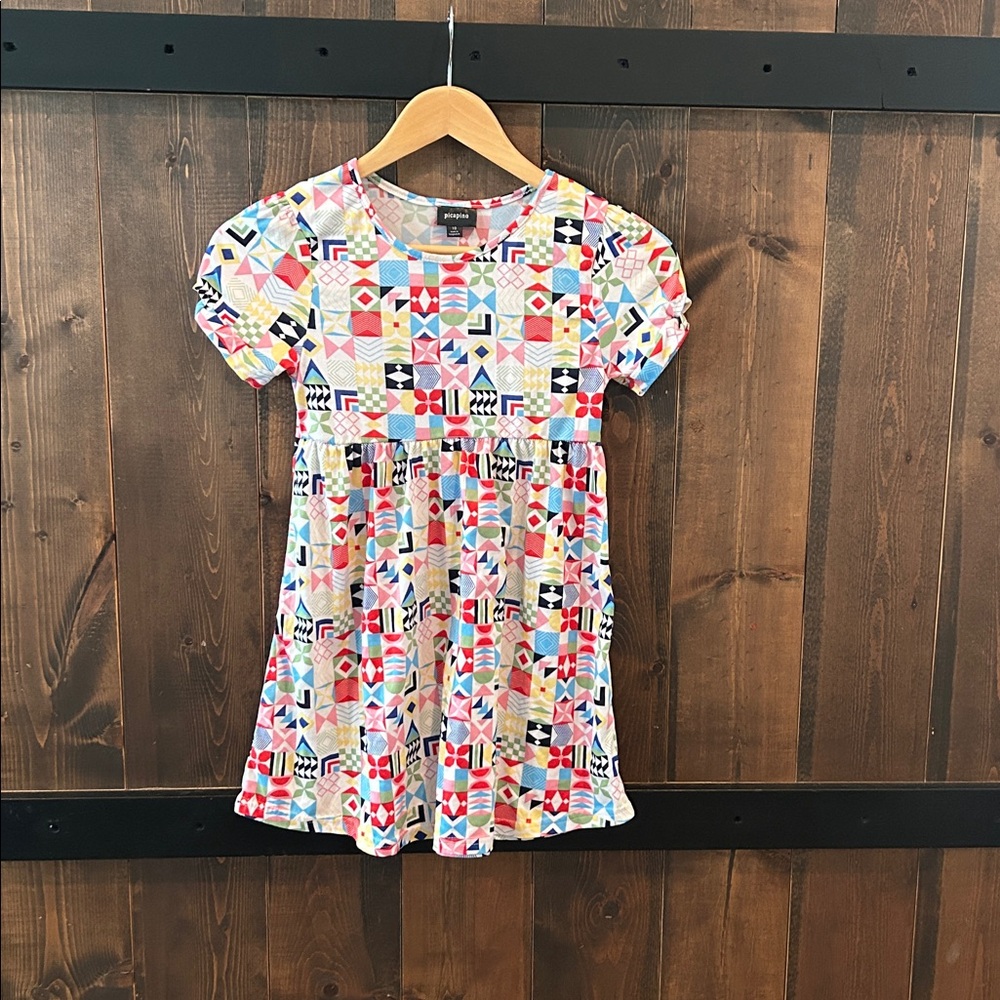 Picapino Short Sleeve Dress Girls Size 10